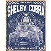 Image 1 : Shelby Cobra American Muscle Vintage Style Garage Pub Bar Metal Sign