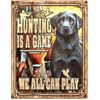 Image 1 : Hunting Dog Game Room, Pub Bar, Man Cave Metal Sign