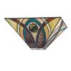 Image 2 : Tiffany Mission Style Stained Glass Sconce Light