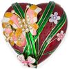 Image 6 : Large Valentine Heart Shaped Jewelry, Trinket Box