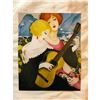 Image 2 : After Gerda Wegener, Woman Playing Guitar Reproduction Digital Print