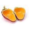 Image 4 : Crystal Encrusted Strawberry Fruit Trinket Jewel Box