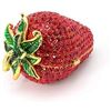 Image 6 : Crystal Encrusted Strawberry Fruit Trinket Jewel Box