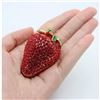 Image 7 : Crystal Encrusted Strawberry Fruit Trinket Jewel Box