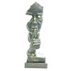 Image 1 : Mid Century Modern Style Bronze Sculpture, Silence