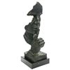 Image 2 : Mid Century Modern Style Bronze Sculpture, Silence