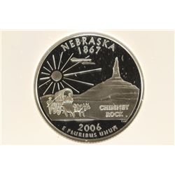 2006-S SILVER NEBRASKA QUARTER NGC PF70 ULTRA CAM