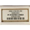 Image 3 : 2006-S SILVER NEBRASKA QUARTER NGC PF70 ULTRA CAM
