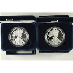 2011 & 2013 PROOF AMERICAN SILVER EAGLES