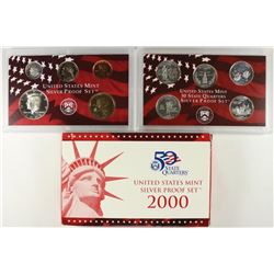 2000 US SILVER PROOF SET (WITH BOX)