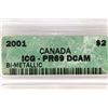 Image 3 : 2001 CANADA BI-METALLIC $2 ICG PR69 DCAM