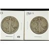 Image 1 : 1942 & 1942-S WALKING LIBERTY HALF DOLLAR