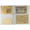 Image 2 : 4 ASSORTED GERMAN NOTGELDS 2-10 & 2-20 HELLERS