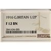 Image 3 : 1916 GREAT BRITAIN HALF PENNY NGC F12BN