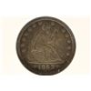 Image 1 : 1853 ARROWS AND RAYS SEATED LIBERTY QUARTER