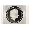 Image 2 : 2013-P AUSTRALIA EMU COLORIZED SILVER DOLLAR