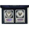 Image 2 : AMERICAN EAGLE WEST POINT 2 COIN SILVER SET