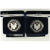 Image 2 : 2008 & 2010 PROOF AMERICAN SILVER EAGLES