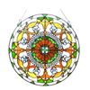 Image 1 : Victorian Tiffany Style Stained Glass Window Panel