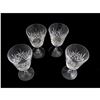 Image 2 : Vintage Set Pineapple Design Cut Crystal Goblets