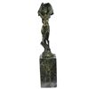 Image 2 : Art Nouveau Style Draped Nude, Bronze Sculpture Statue