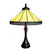 Image 1 : Stained Art Glass Table Lamp