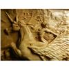 Image 2 : Lithuanian Carved Unicorn Wooden Plaque