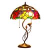 Image 1 : Colorful Stained Art Glass Table Lamp