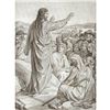 Image 1 : Vintage c1920â€™s half-tone print, #797i Sermon of the Mount