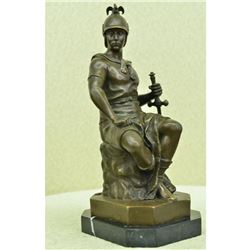After Picault, Roman God Warrior Bronze Sculpture