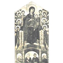 Vintage c1920â€™s Half-tone Print, #202 Madonna with Prophets