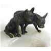 Image 4 : Two English Bulldogs Bronze & Onyx Tray