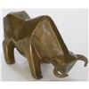 Image 2 : After Botero, Wall Street Bull Modern Abstract Bronze Sculpture