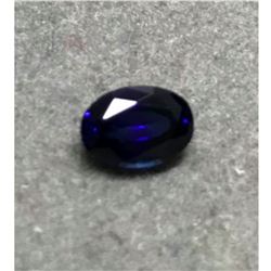 .95ct Ceylon Blue Oval BiancoÂ® Sapphire Simulant Gemstone