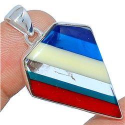 Surfite Surfboard & Sterling Silver Summer Pendant