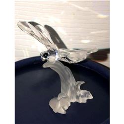 Swarovski Crystal Dragonfly Sculpture