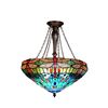 Image 1 : Dragonfly 3-Light Inverted Ceiling Pendant