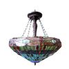 Image 2 : Dragonfly 3-Light Inverted Ceiling Pendant