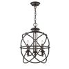 Image 1 : Industrial Style 3-Light Hanging Inverted Ceiling Pendant