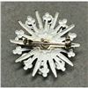 Image 3 : Vintage Mid Century Enamel & Crystal Starburst Brooch