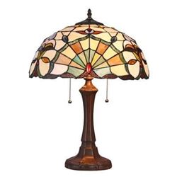 Tiffany-style Stained Art Glass Table Desk Lamp