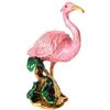 Image 1 : Pink Flamingo Trinket Jewel Box