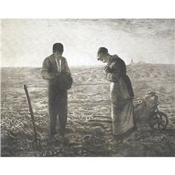 Vintage c1920â€™s half-tone print, #509 The Angelus