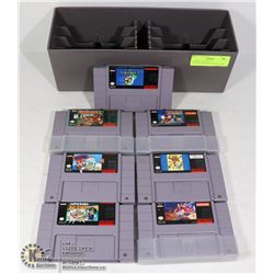 7 SUPER NINTENDO ENTERTAINMENT SYSTEM GAMES