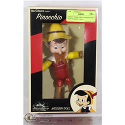 DISNEY PINOCCHIO  WOODEN DOLL NEW IN BOX 8" TALL