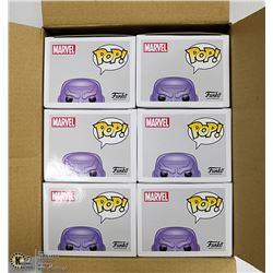 BOX WITH 6 AVENGERS THANOS FUNKO POP BOBBLE HEADS