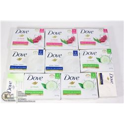 BAG OF ASSORTED DOVE SOAP BARS