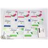 Image 1 : BAG OF ASSORTED DOVE SOAP BARS