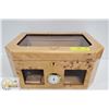 Image 2 : LTH - 0112 HUMIDOR LIGHT BURL GLOSS FINISH WITH GL