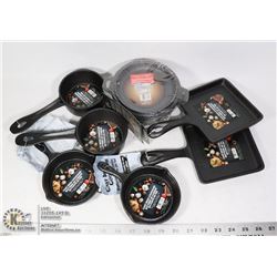 NEW SET OF 7 MINI CAST IRON